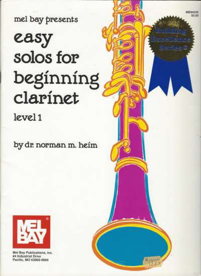 Easy solos for beginning Clarinet